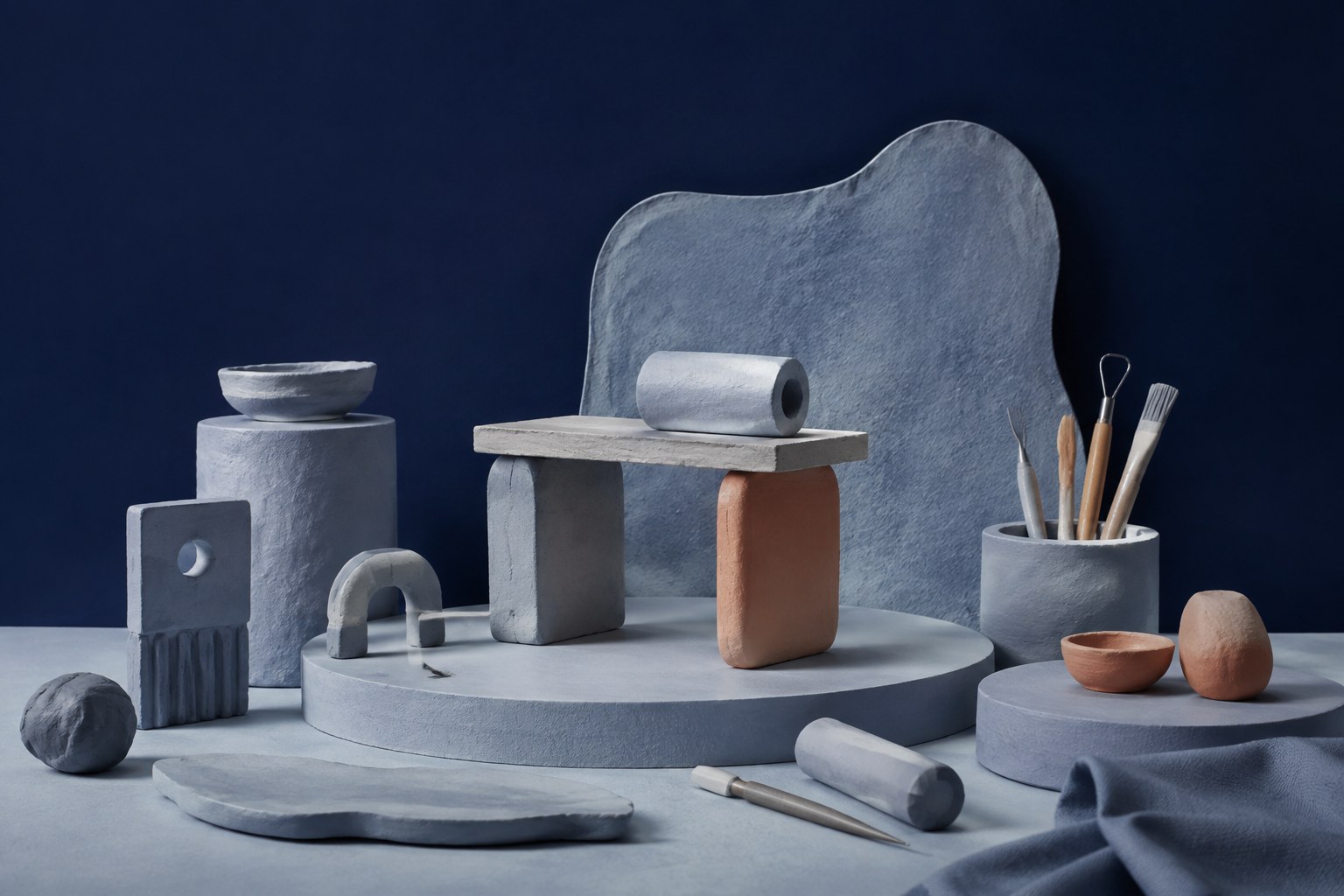 Give small handmade objects a clear place to be seen.